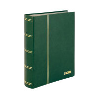 Кляссер серии STANDARD с 64 черными страницами, 230мм Х 305мм Х 47мм, (1170-G, зеленый) LINDNER  