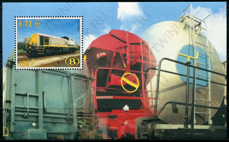 Бельгия 2000г. Железнодорожные марки  БЛ