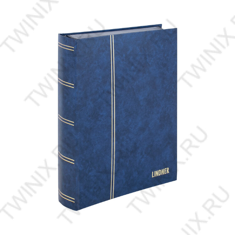 Кляссер серии STANDARD с 64 черными страницами, 230мм Х 305мм Х 47мм, (1170-B, синий) LINDNER   