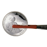 Пинцет для монет, никелированный, 120мм, с защитным покрытием Lindner (2014)