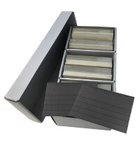 Архивная коробка PRESTO A5, 600шт карточек, формат 210х148мм с 5 полосами, Lindner S4802B