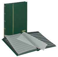 Кляссер standard с 32 чёрными страницами, 230х305х25мм, зеленого цвета, Lindner (1168-G) 