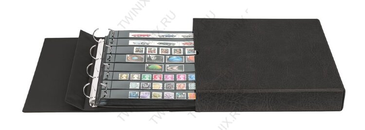 Альбом для марок серии ECO—чёрного цвета 