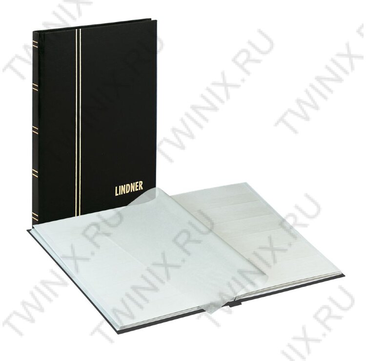 Кляссер серии STANDARD с 16 белями страницами, 165мм Х 220мм Х 15мм, (1158-S, черный) LINDNER   