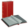 Кляссер серии STANDARD с 64 черными страницами, 230мм Х 305мм Х 47мм, (1170-R, красный) LINDNER 