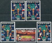 Дагомея, 1974. Чемпионат мира по футболу 1974 года, Германия. Марка(5)