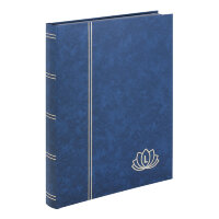 Кляссер серии LOTOS с 32 чёрными страницами, синего цвета 